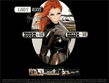 Tablet Screenshot of lady-axis.com